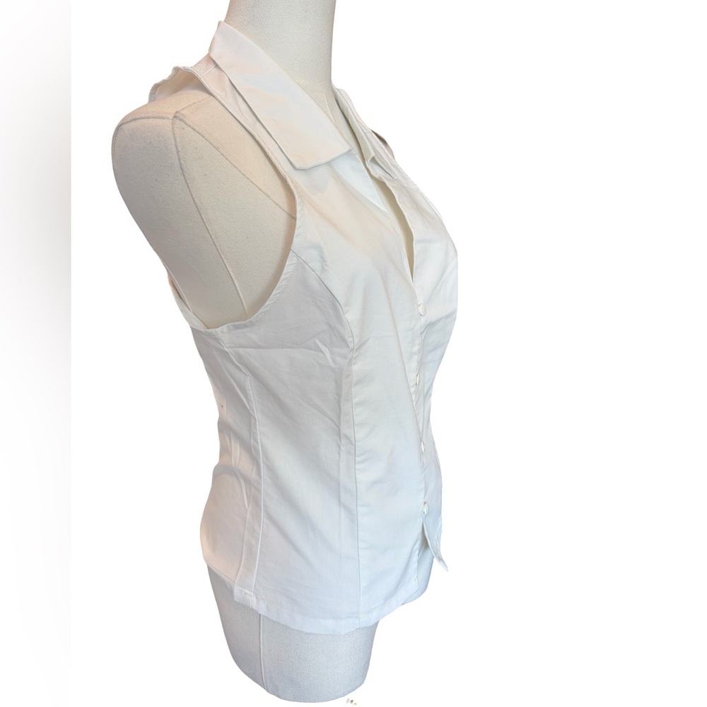 NEW! Urban Outfitters Party Girl Cotton-Blend Button Down Sleeveless Top Small - Picture 7 of 14
